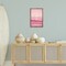 Stupell Industries Peachy Pink Sunset Framed Floater Canvas Wall Art Design by Nataly White